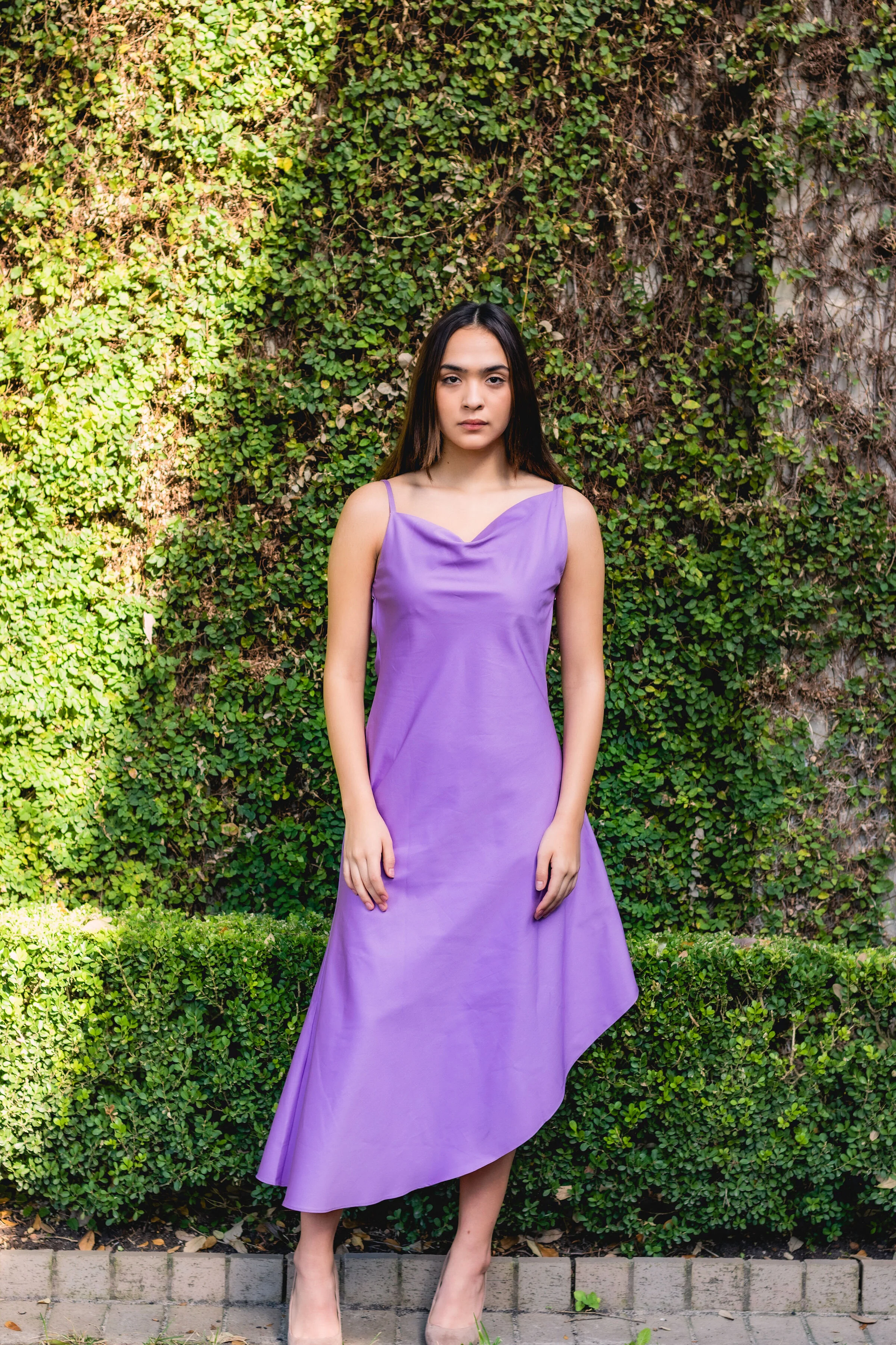 Elisa Slip Dress - Lavender