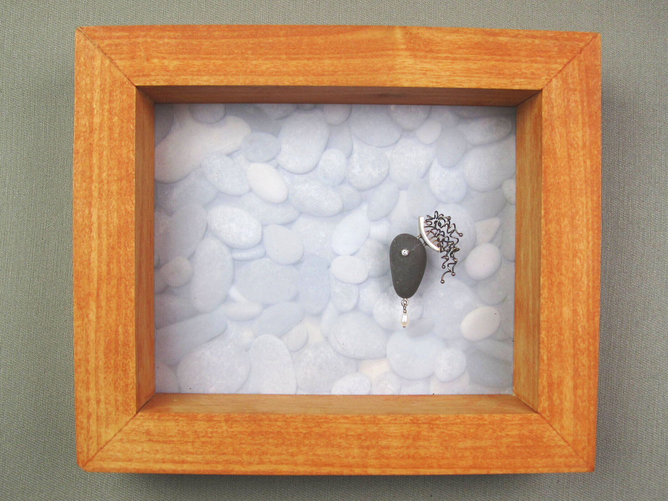 Beach Pebble Pin