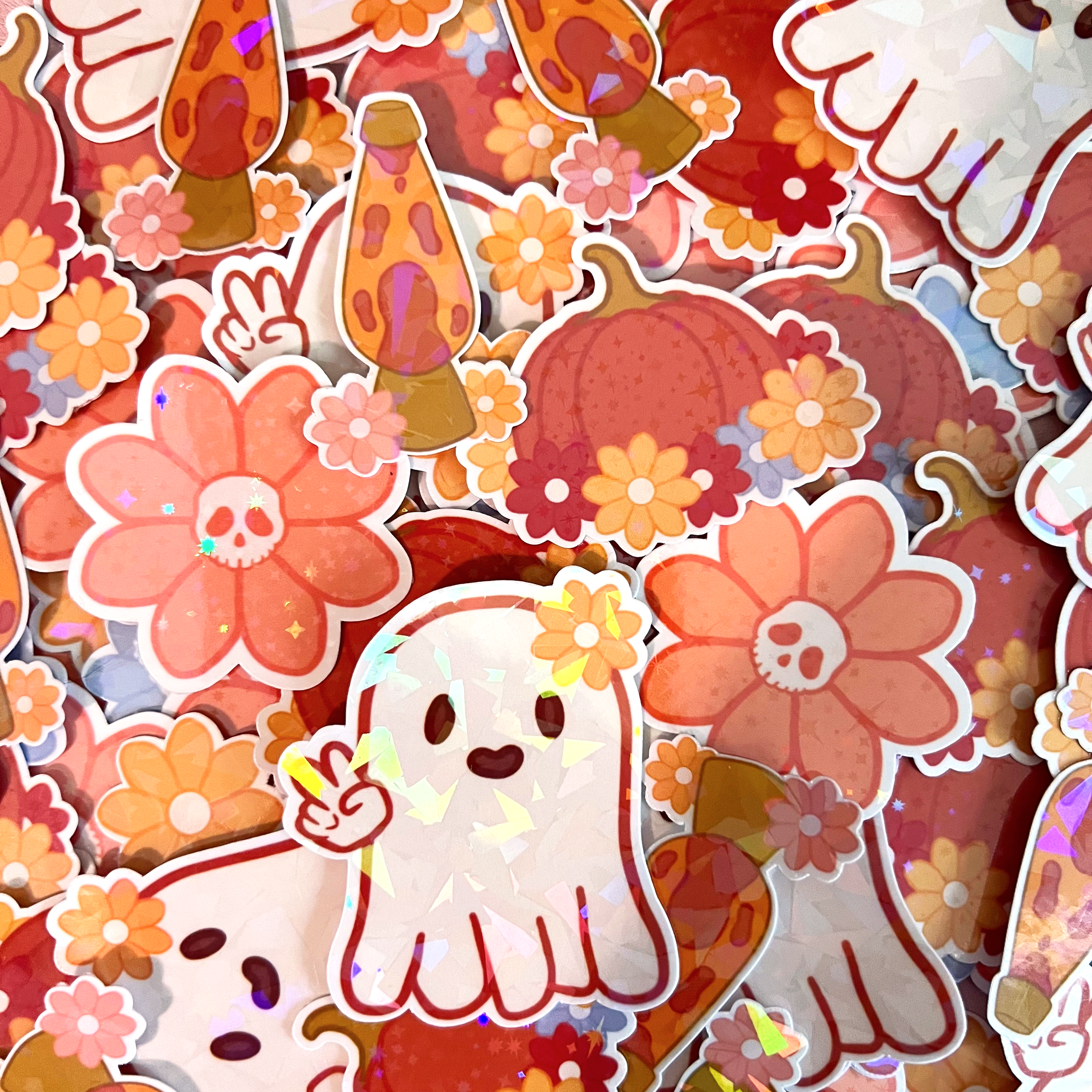 Groovy Halloween Sticker Set