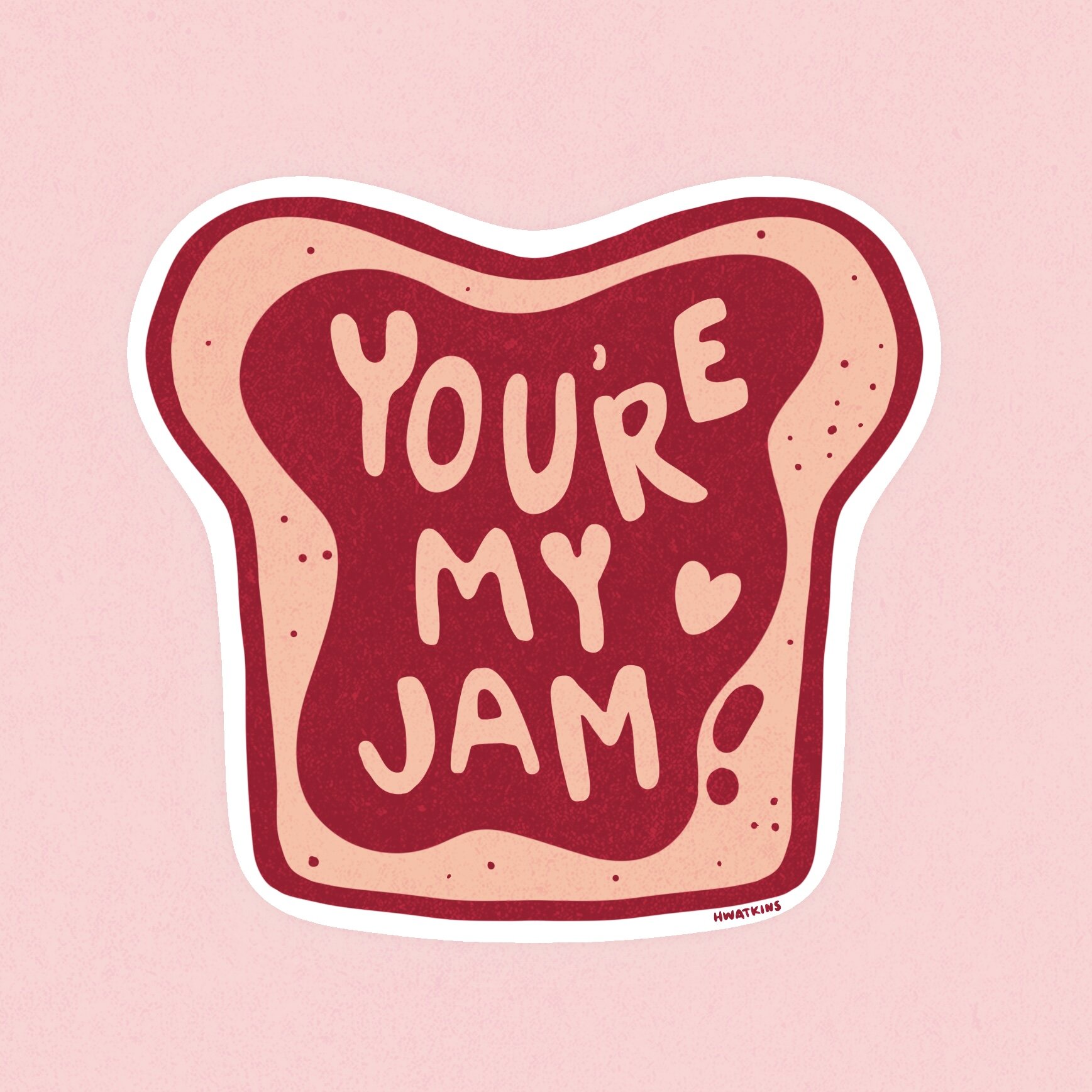 You're my jam 🍓🍇 Happy Valentine's Day!
❤️
#graphicdesign #stickerdesign #design #communicationdesign
#graphicdesigner #adobeillustrator #procreateart #stickershop 
#typography #freelancedesigner #creative #handlettering
#graphicdesigndaily #cincin