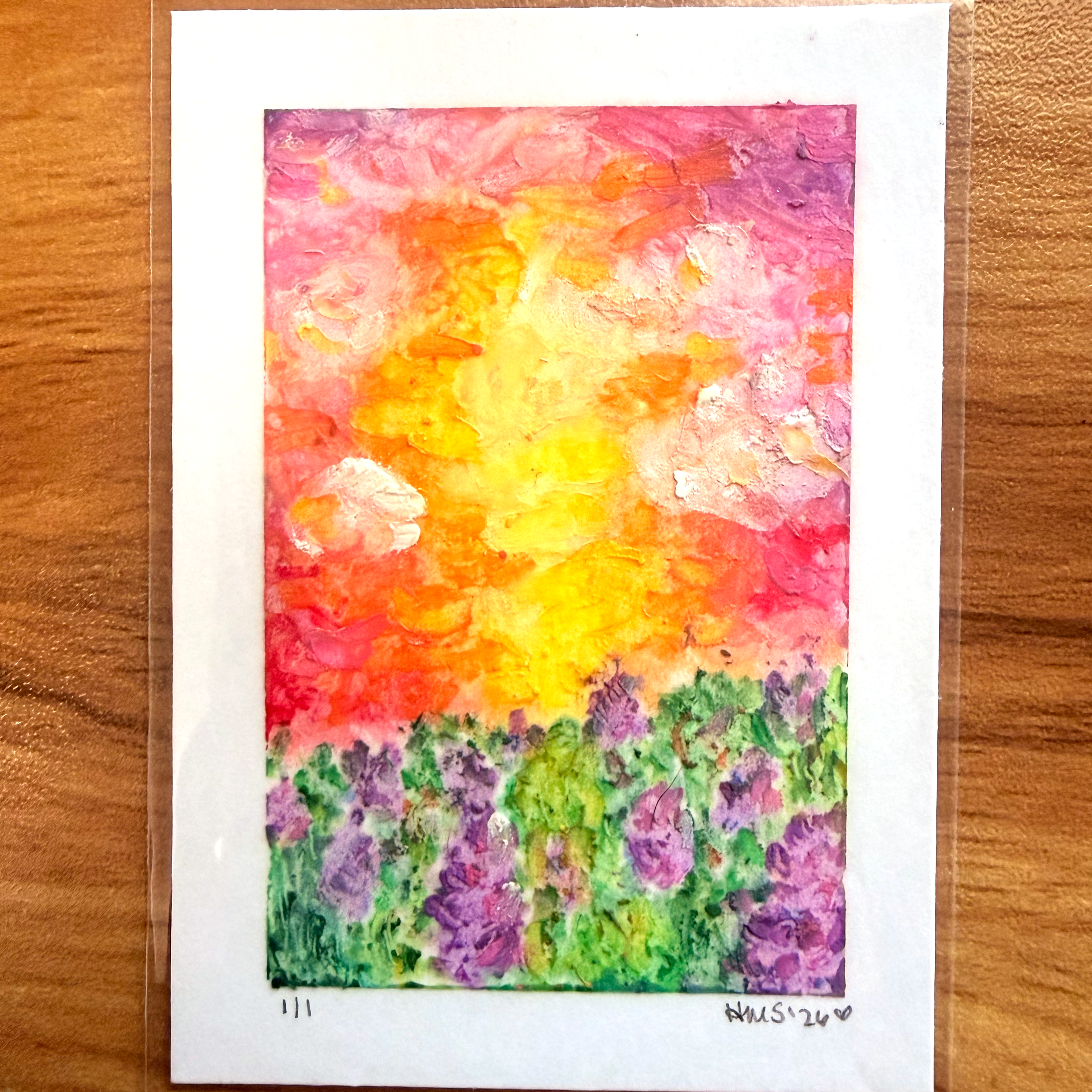 ACEO: Lavender Sunset