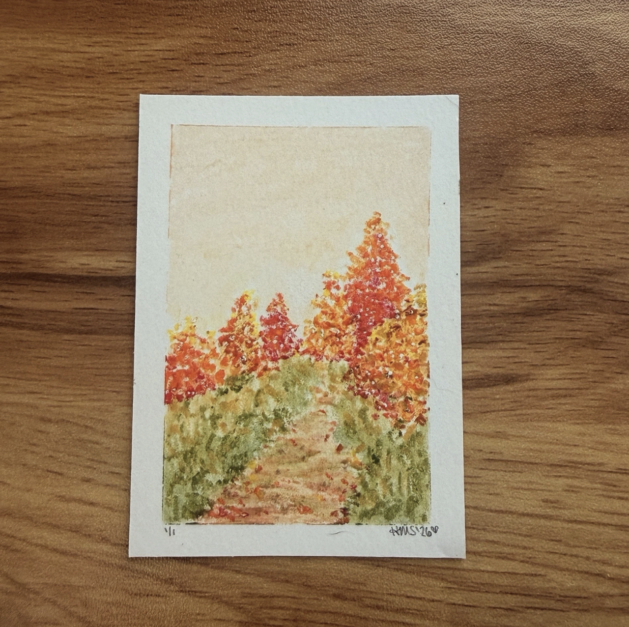 ACEO: Autumn Walk