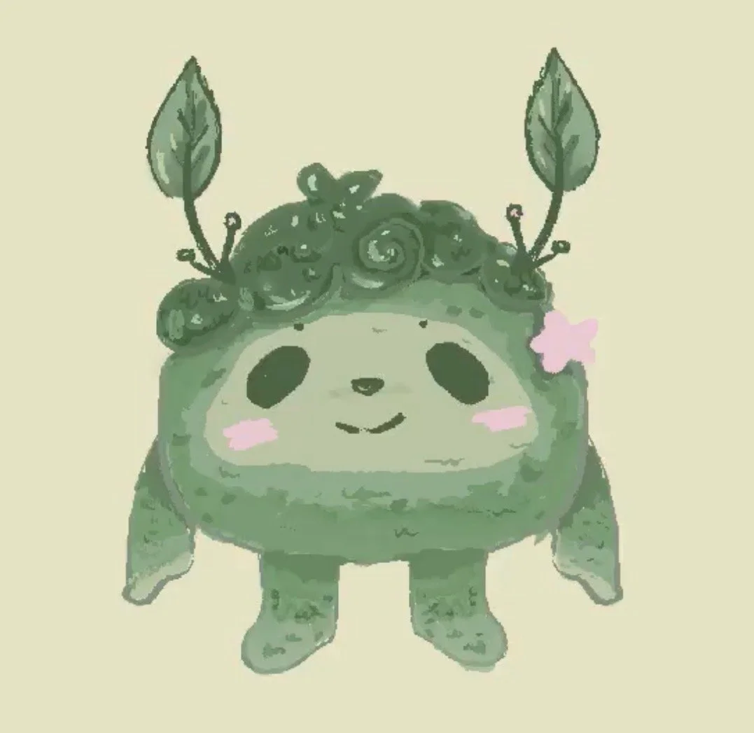 Illustration of Thimble's original character design