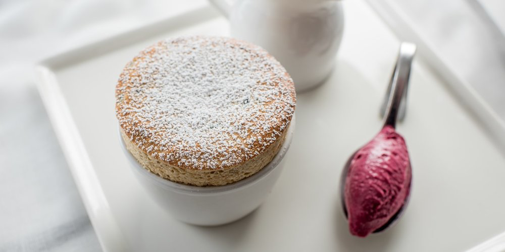 Christmas Pudding soufflé