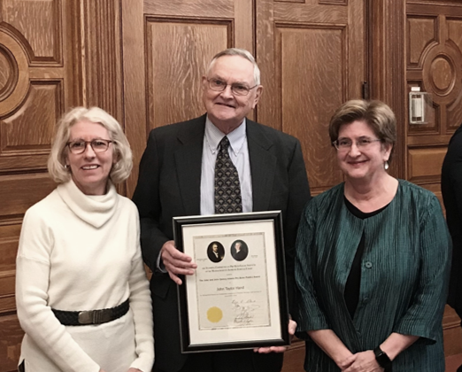 Volunteer Receives 2018 Adams Pro Bono Publico Award