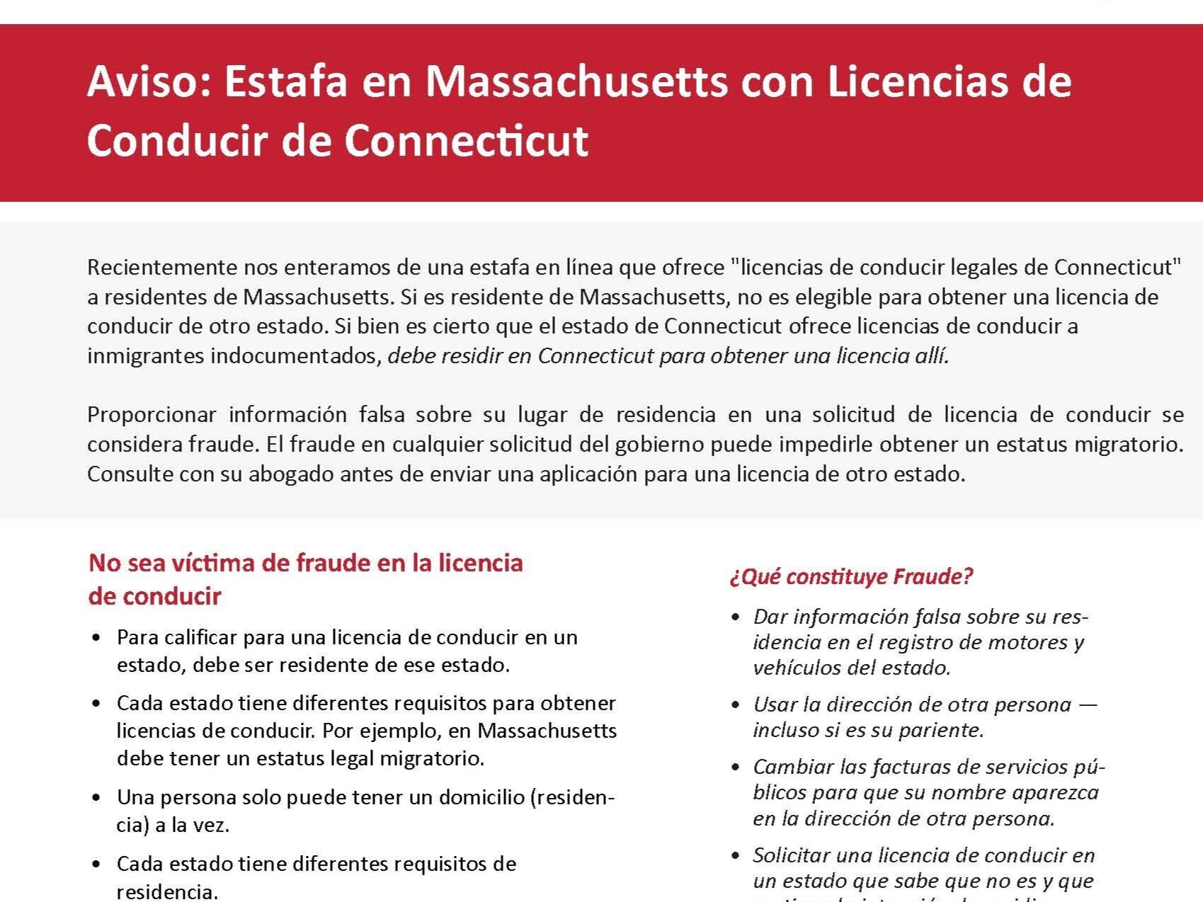 Connecticut Driver's License Scam — What You Should Know