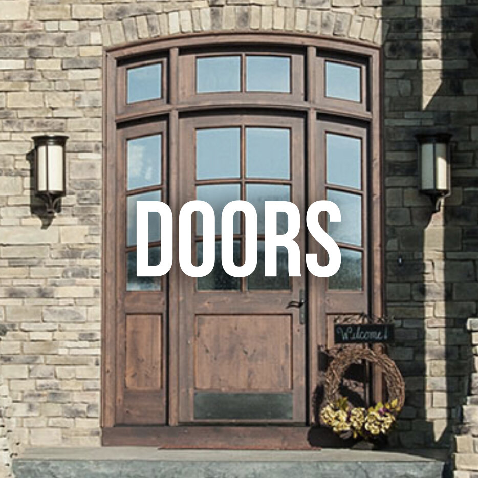 Custom Arched Wooden Exterior Door