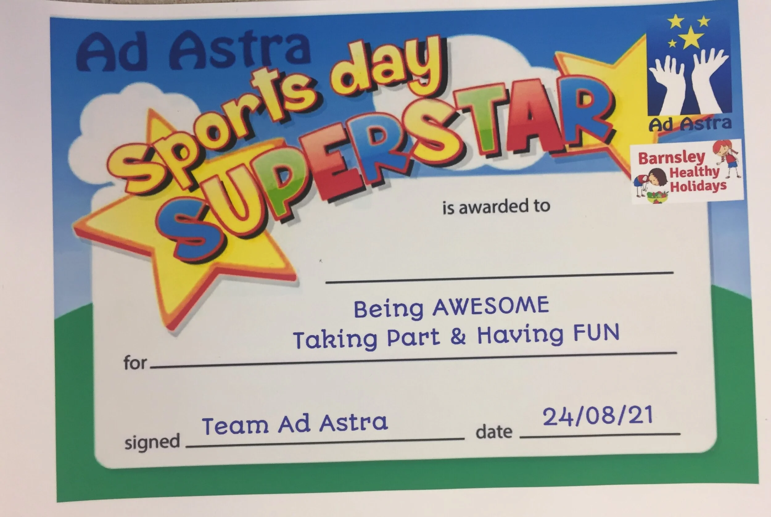 Ad Astra New Lodge Barnsley Meals & More