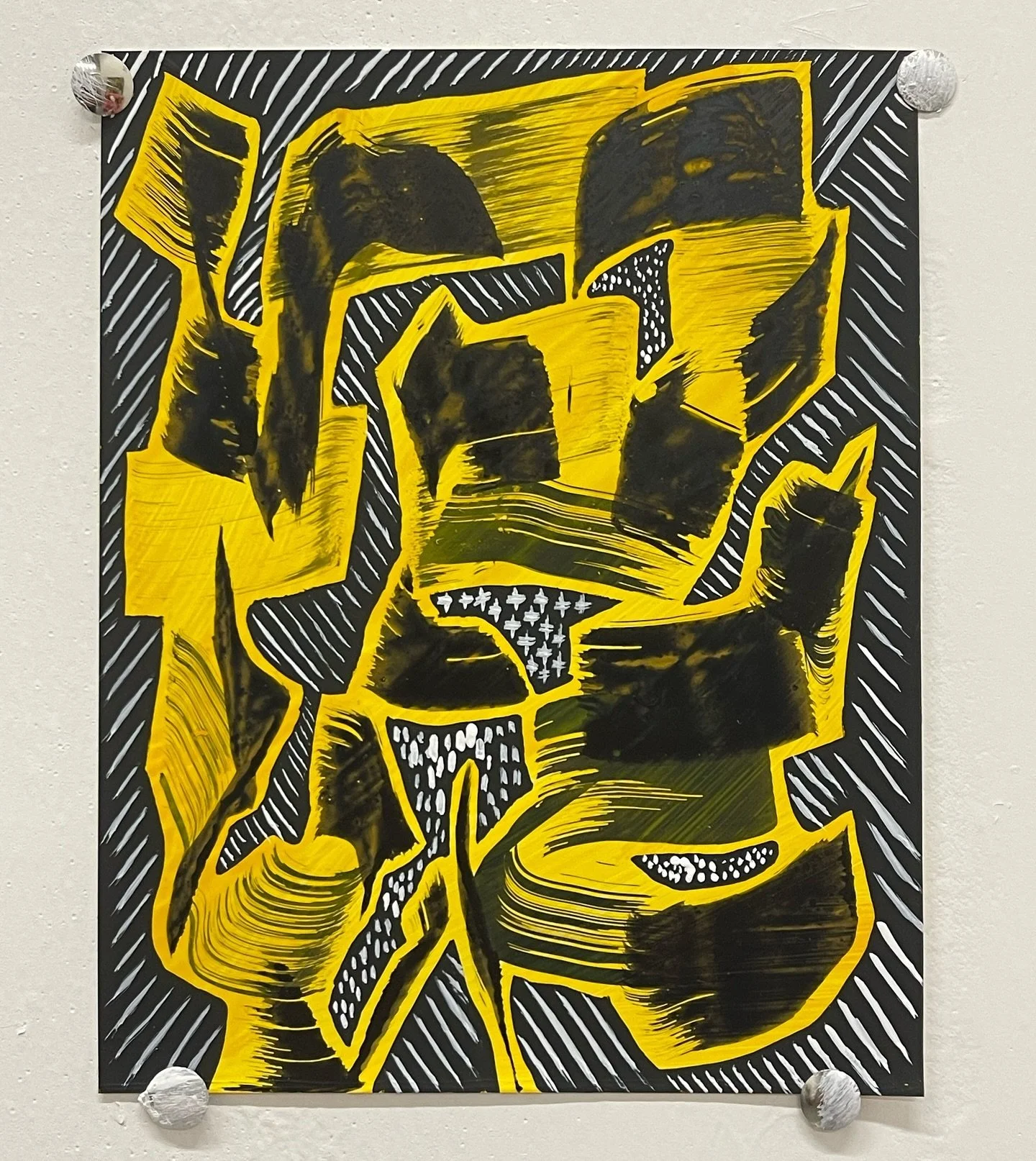 Abstract Punk Rock Flyer 2024
Ink and acrylic on Yupo 5.5x6 inches

#abstractpunkrockposter