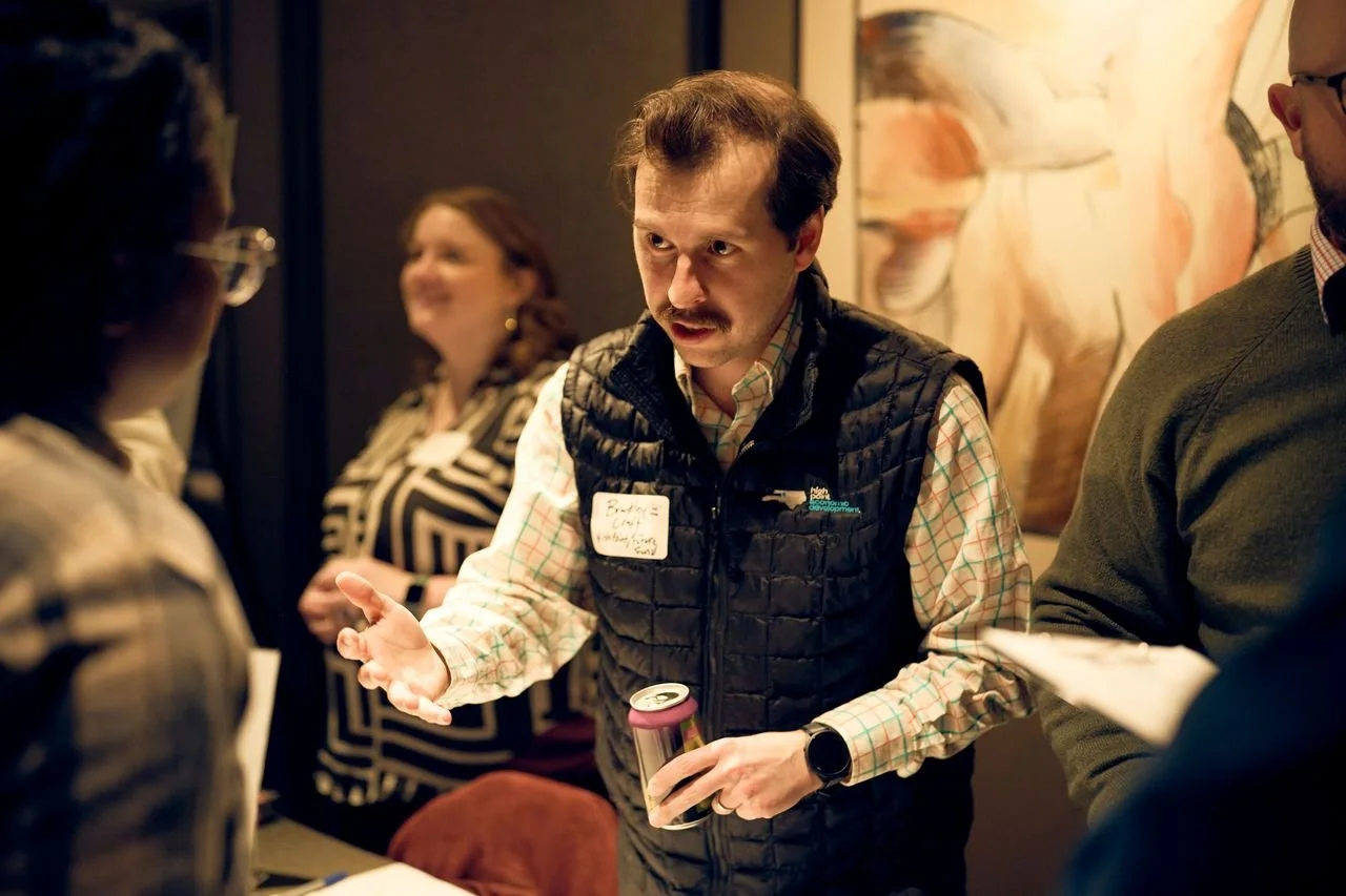 Action shot of Future Fund Steering Committee member, Brantley Craft, takes a moment to share everything Future Fund!

Future Fund is a pipeline for Greensboro&rsquo;s next generation of philanthropic leaders. It gives members &mdash; ages 25-45ish, 