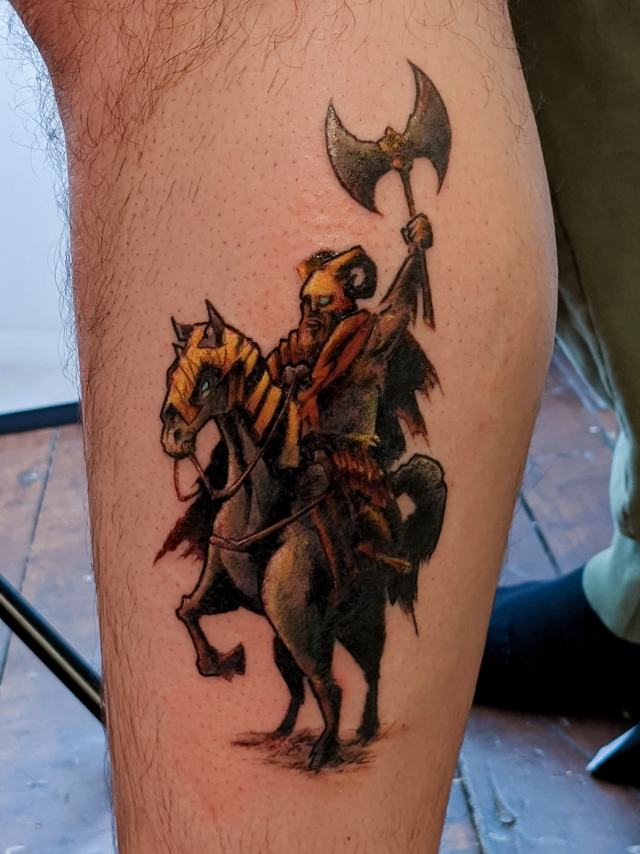 Knight Rider Tattooo Knight On Horse Tattoo