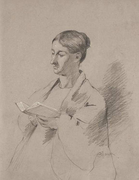 Anne Campbell, Bethlem 20 May 1841, ‘monomania with pride’, illustration by C. Gow (Royal College of Physicians Edinburgh, RCPE Artefacts DEP/MOR/4/95) - with thanks to Isla Macfarlane, whose work brought me to this illustration.