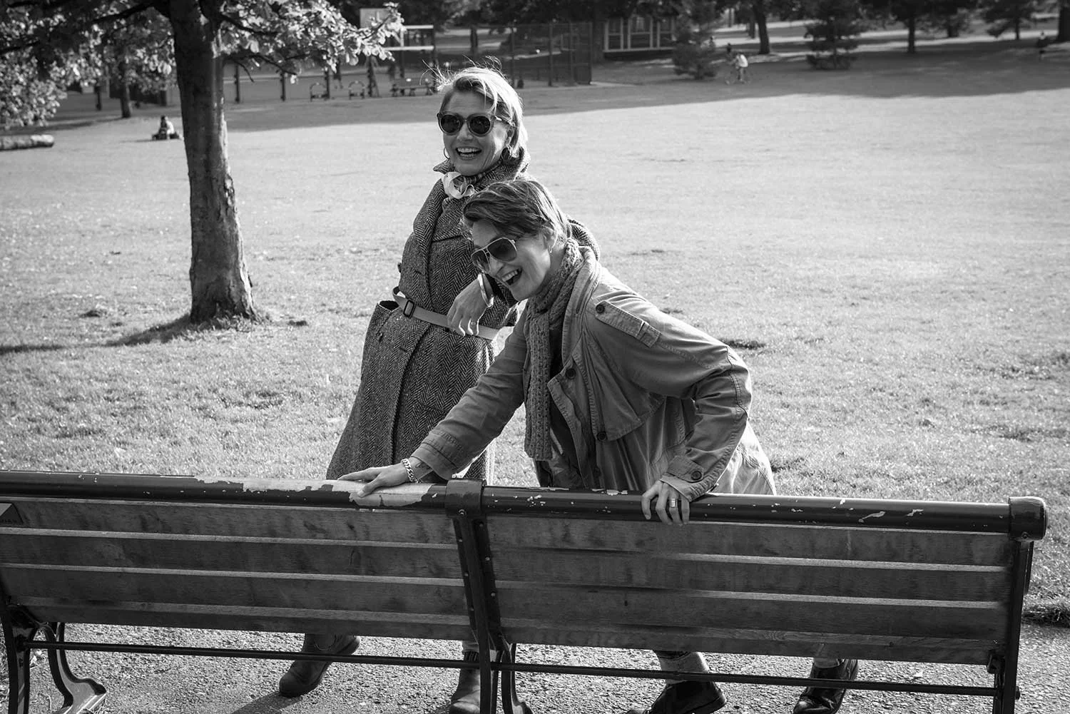Louise and Jo get serious for their roles.