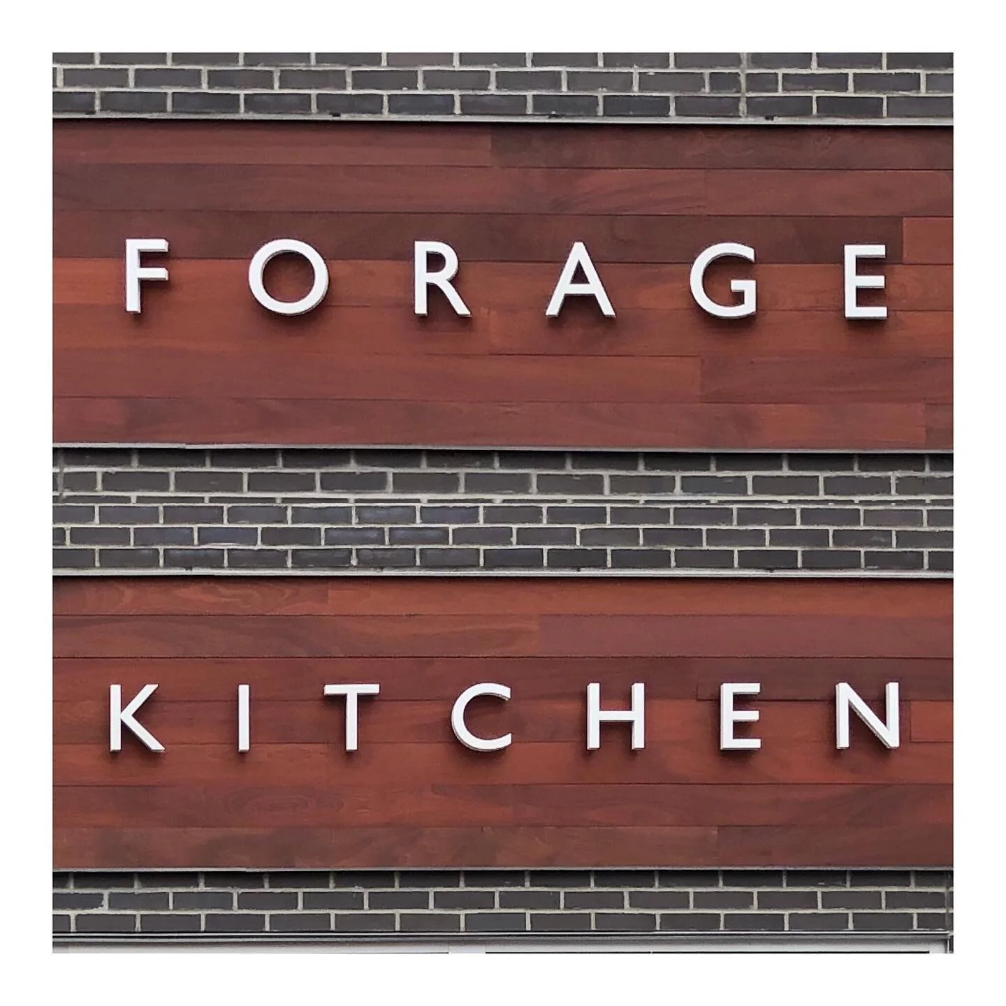 Enjoyed working with Arts and Sons on the sign for the new @forage_kitchen at Hilldale Mall. The letters are backlit and individually channeled for a clean finish.