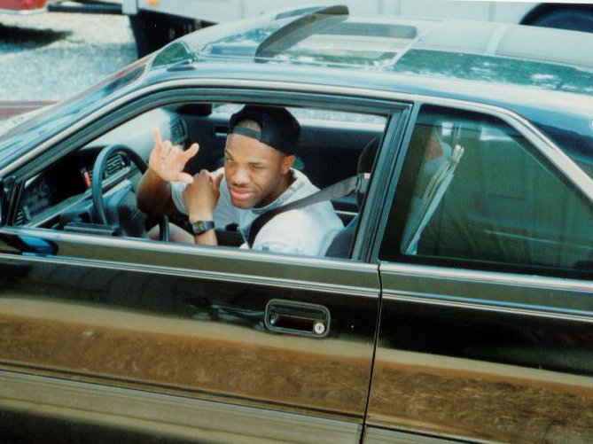 1996 - DAryl in car.jpg