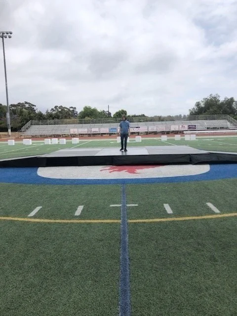 San Marcos High School Graduation Stage