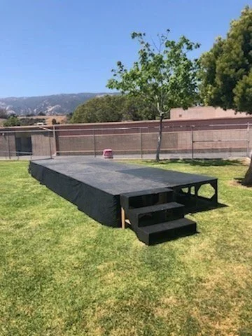 Goleta Valley Junior High Graduation Stage