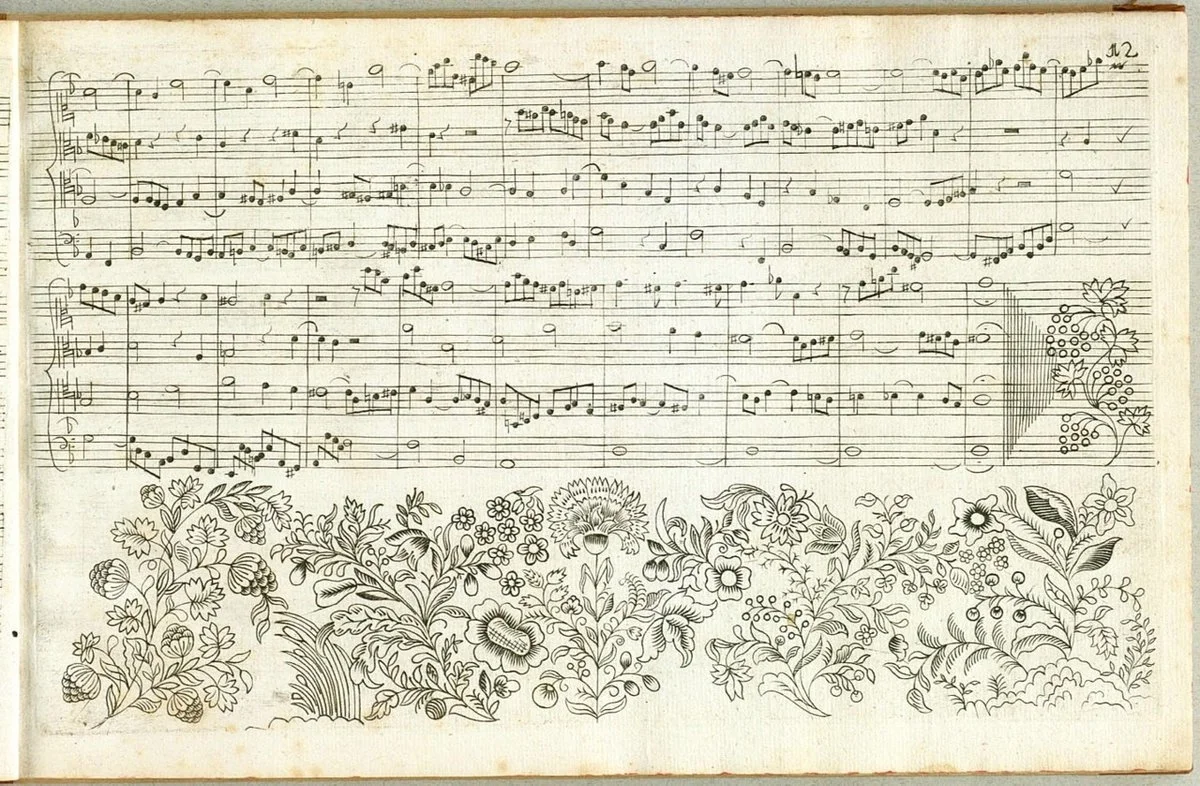 Johann Sebastian Bach’s Kunst Der Fuge. First Edition, Contrapunctus 1, Pg.12