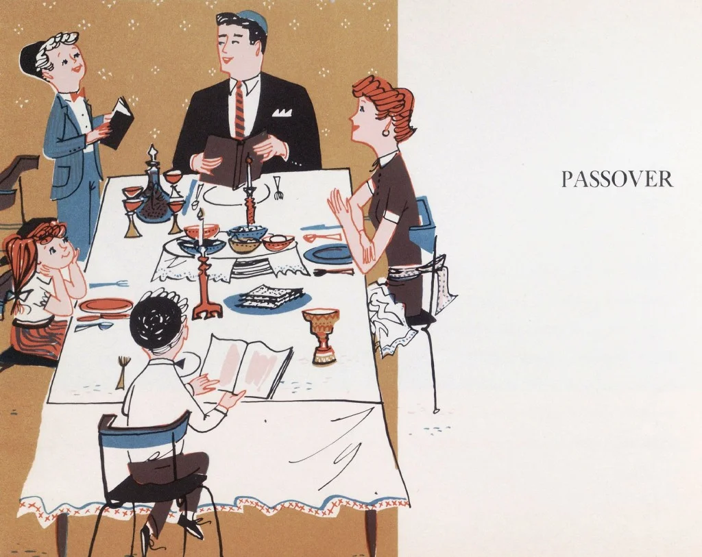 “The First Book of Jewish Holidays,” 1954, Text by Robert Garvey, Pictures by Sam Weiss. BM690.G32.