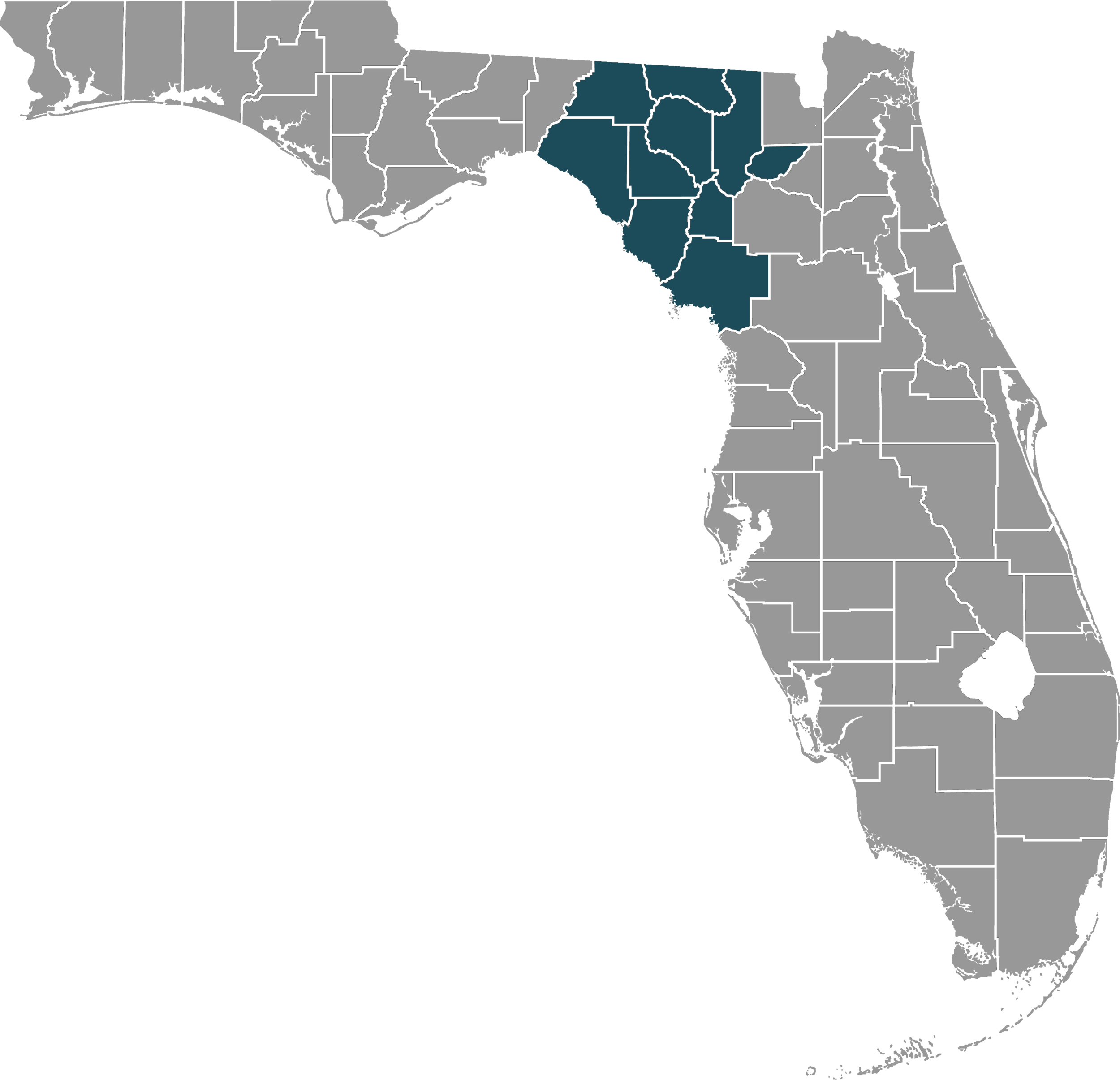 Map of SRLC Counties