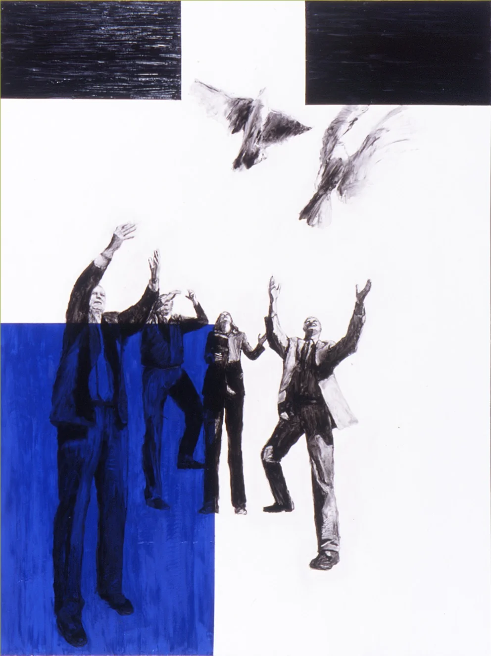 Paz (Madrid, 15th March) Oil on canvas 96 x 72 inches 2003