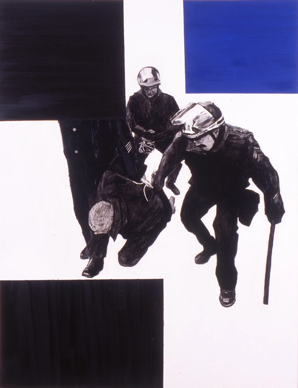 Station of the Cross 3 Oil on canvas 72 x 55.5 inches 2004