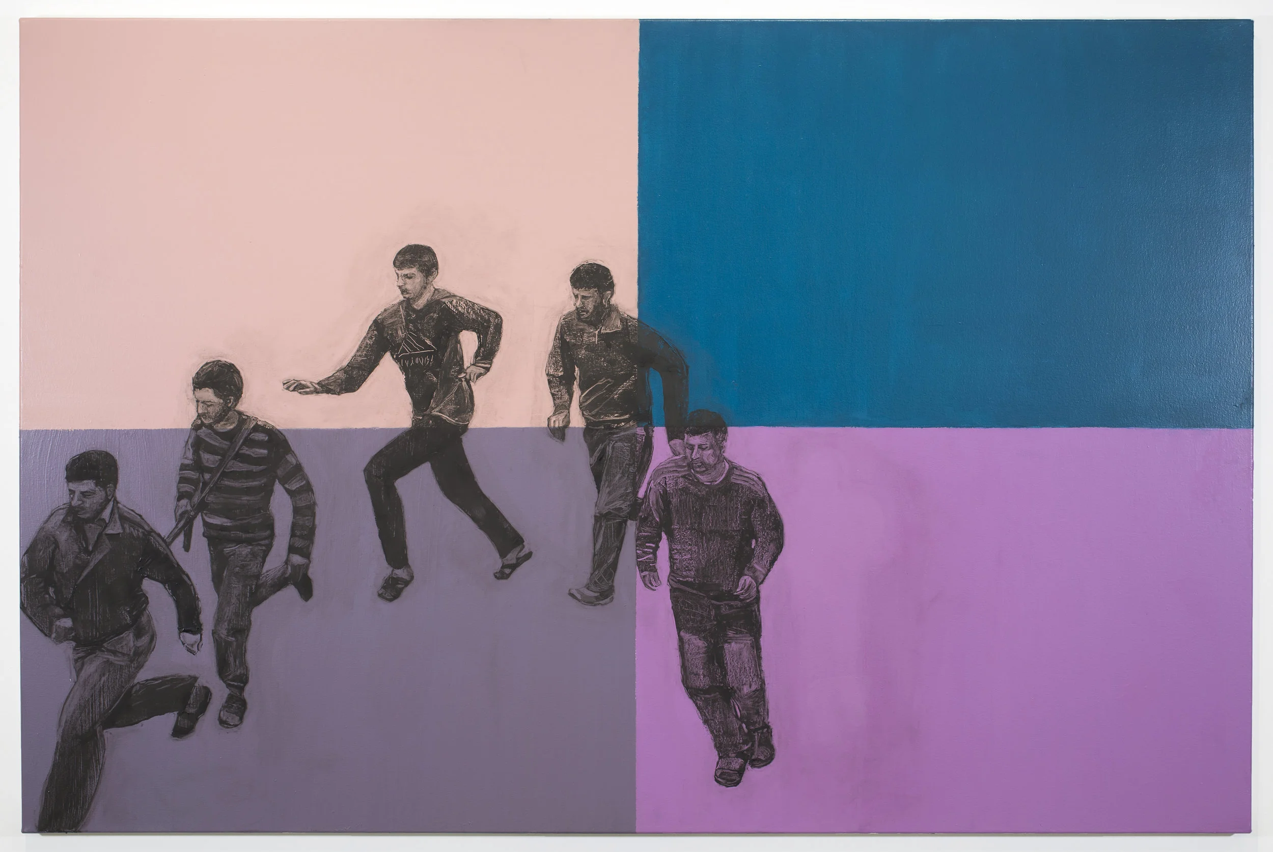 Fleeting Oil on canvas 48 x 72 inches 2018