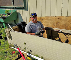 Installing the irrigation valves