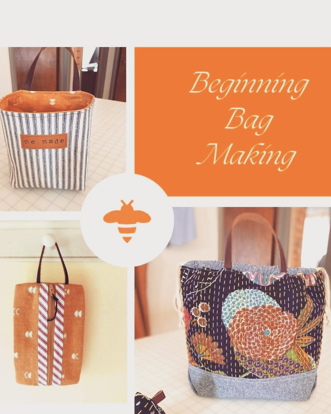 Interested in making a variety of bags? This class series explores Svetlana Sotak&rsquo;s book &ldquo;That Handmade Touch&rdquo; by making three of the easier bags and pouches detailed in its pages. You will make a pouch, a handy wall pocket, and a s