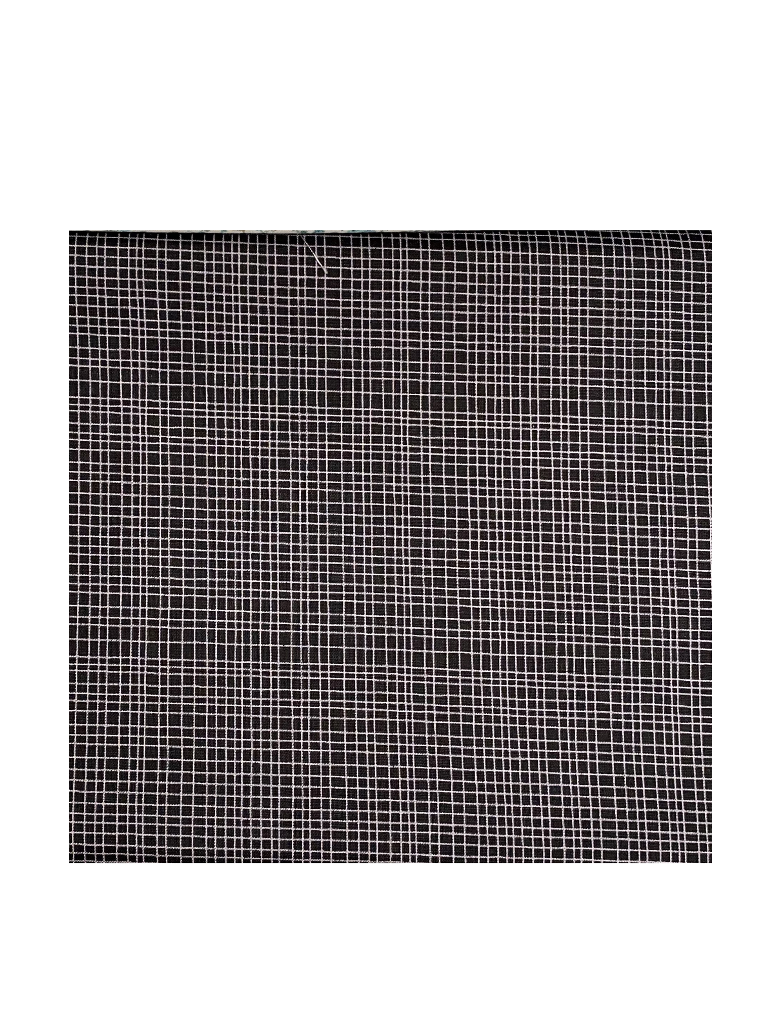 Black with Gray Grid Sketch