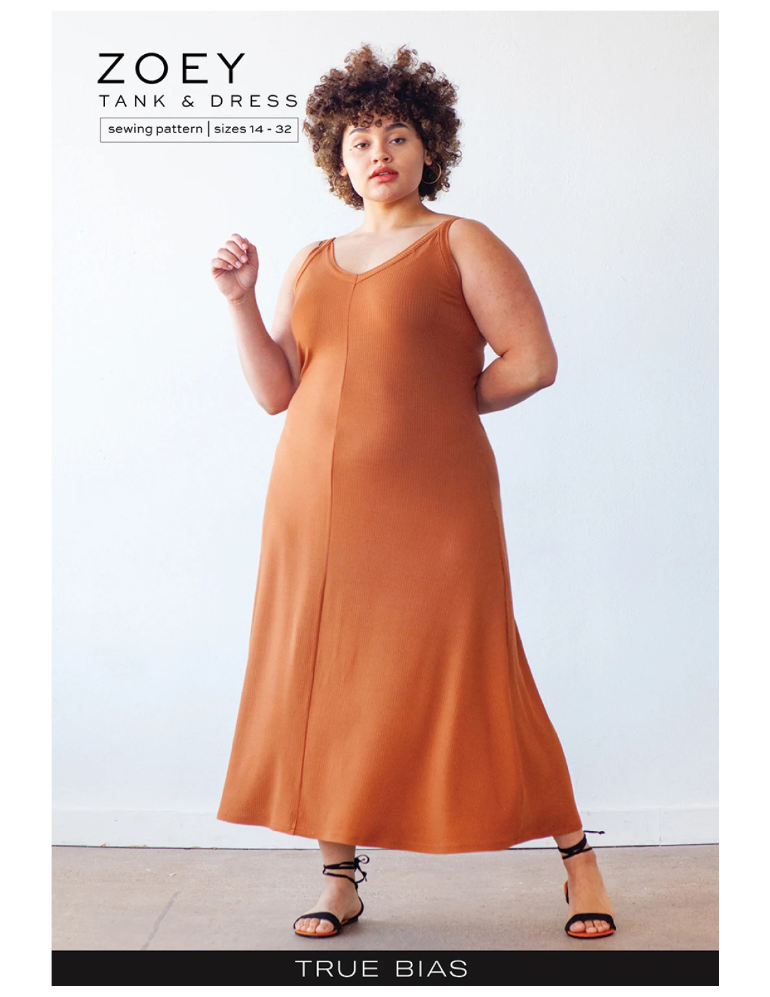 Zoey T-Shirt Dress Pattern by True Bias