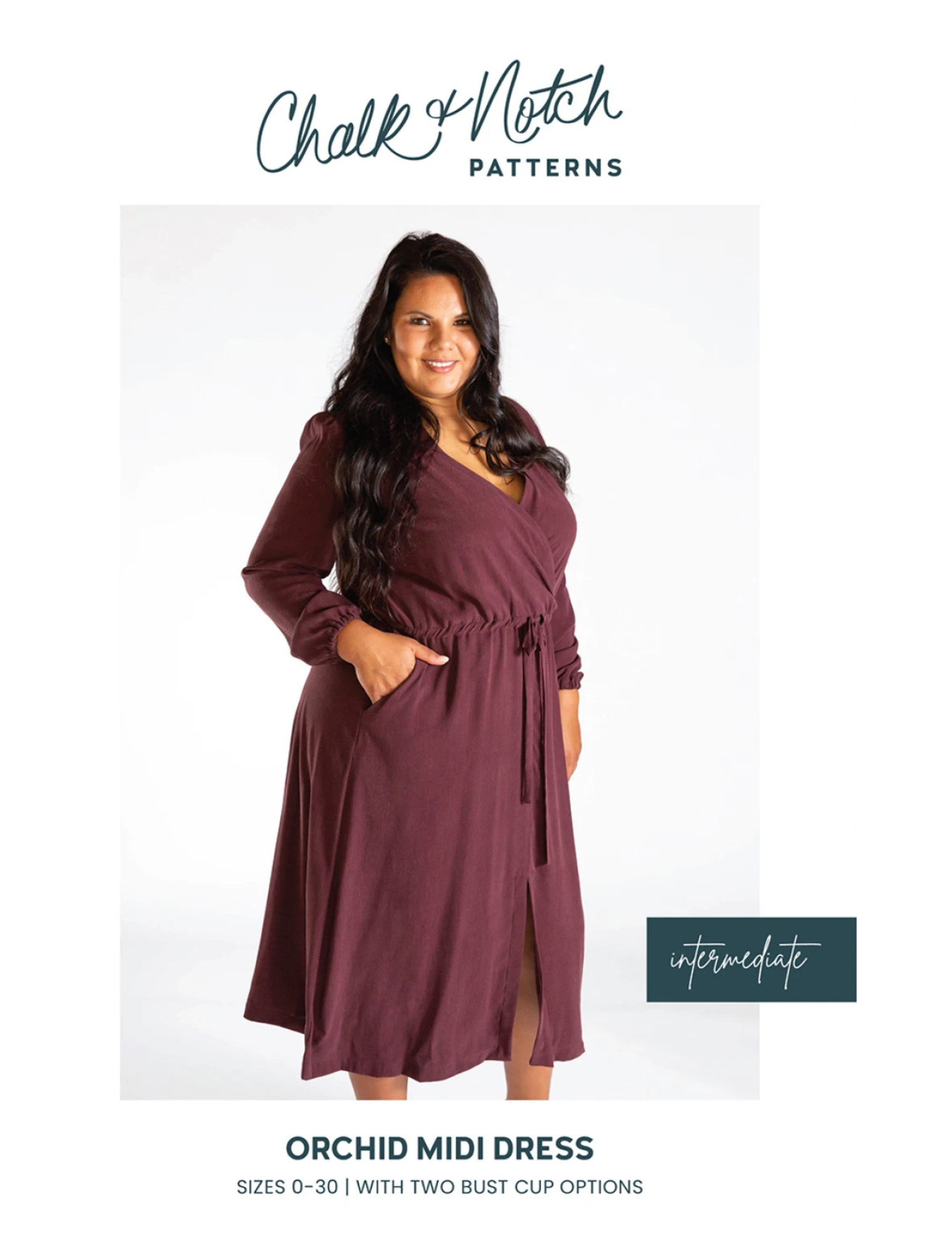 Orchid Dress Pattern by Chalk and Notch