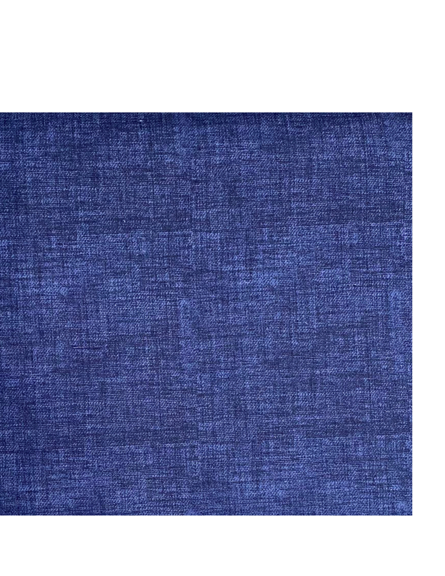 Dark Blue Linen Look Cotton
