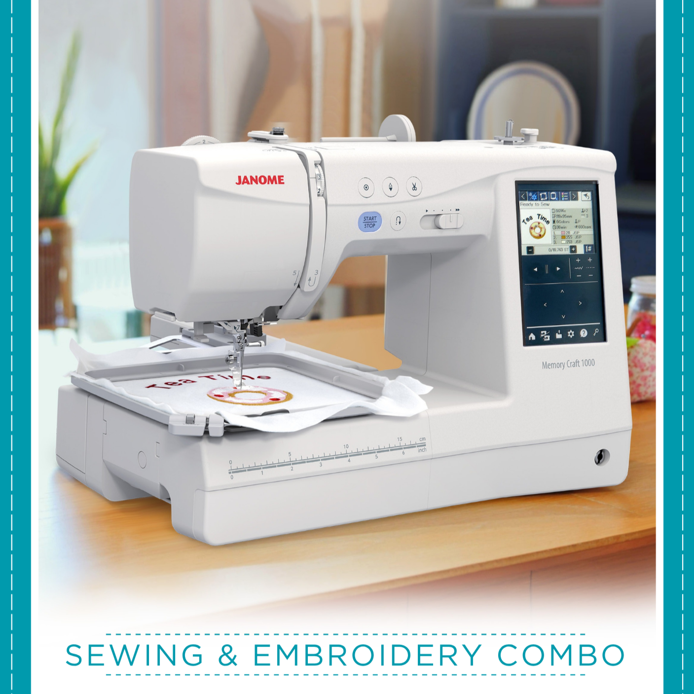 Janome Memory Craft Sewing and Embroidery Machine