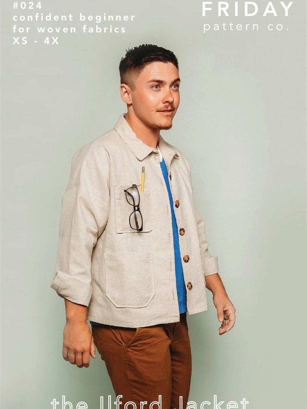 Iflord Shirt Jacket Pattern by Friday Paper Company
