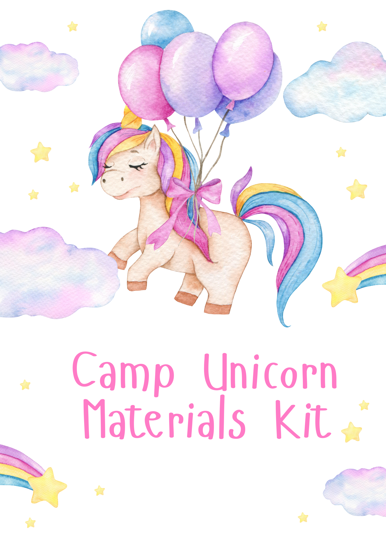 Camp Unicorn Supply Kit