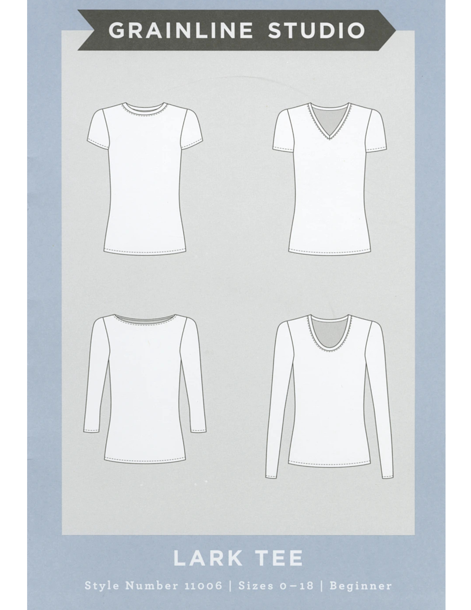 Lark Tee Pattern by Grainline
