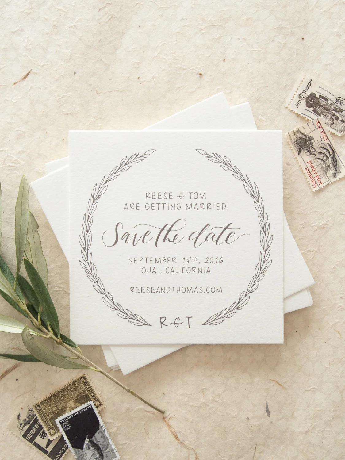 Rustic Save the Date from Bright Room Studio