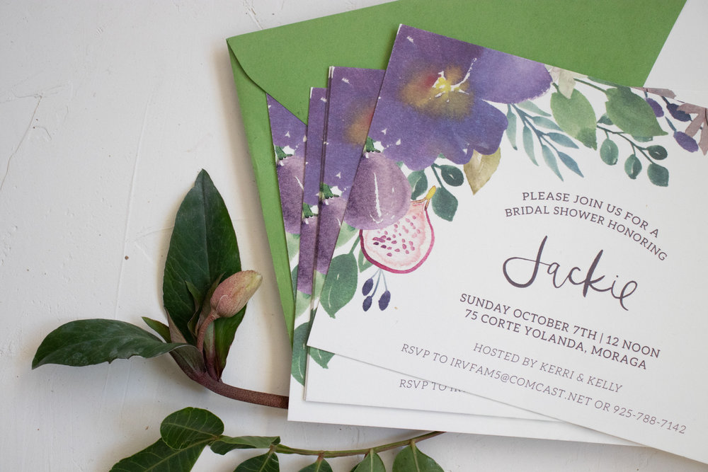 Autumn Bridal Shower Invitaiton