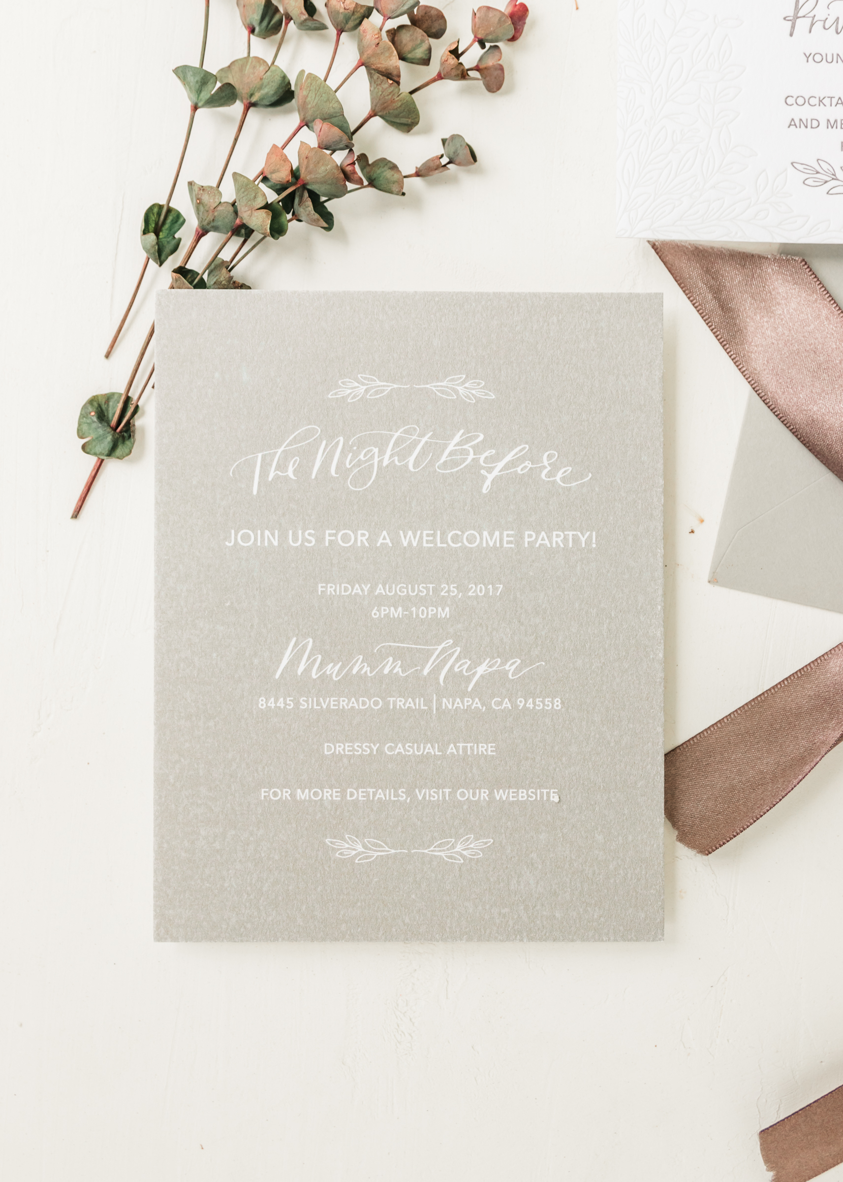 Simple Welcome Party Invitation