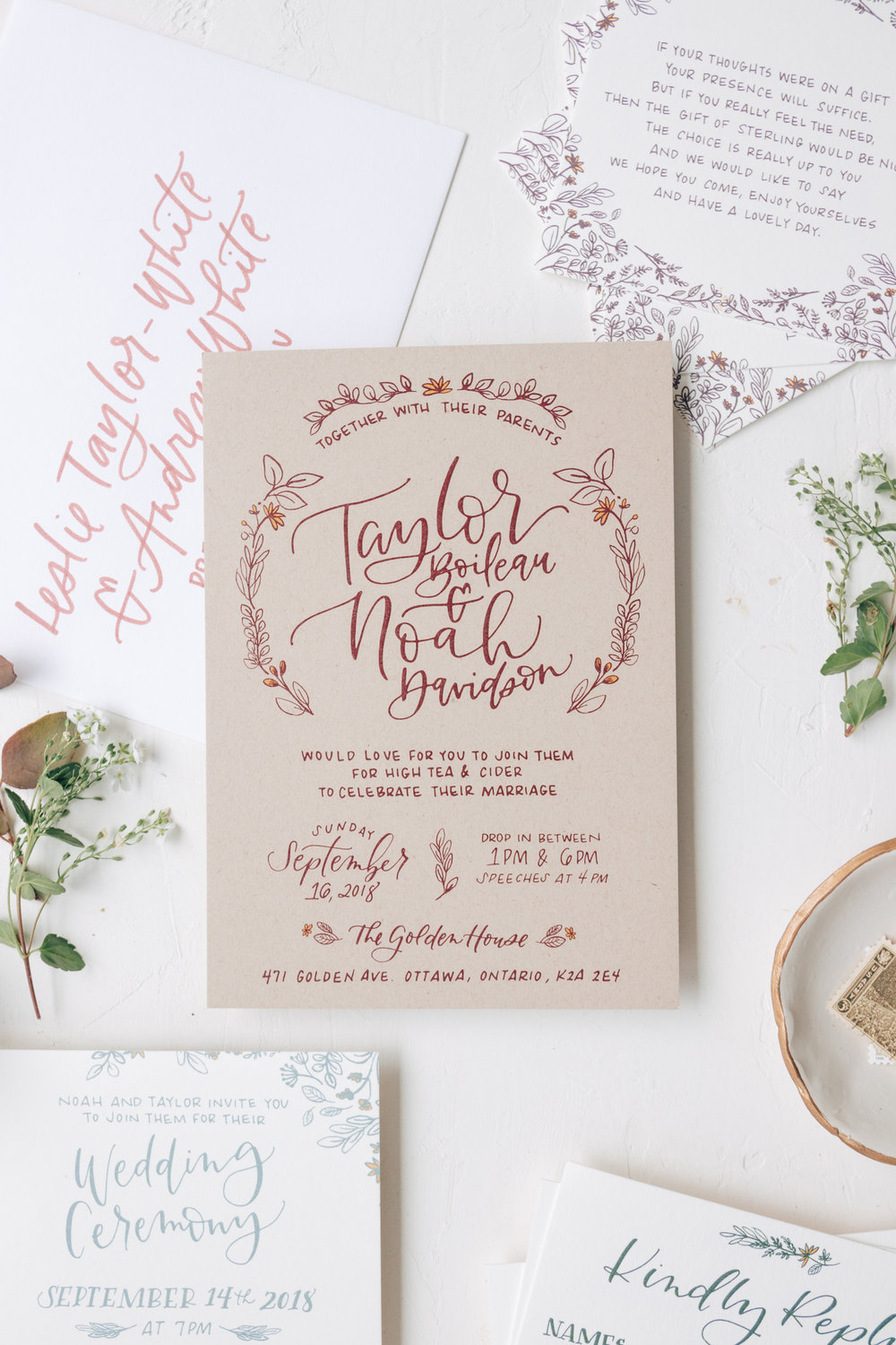 Rustic Wedding Invitation