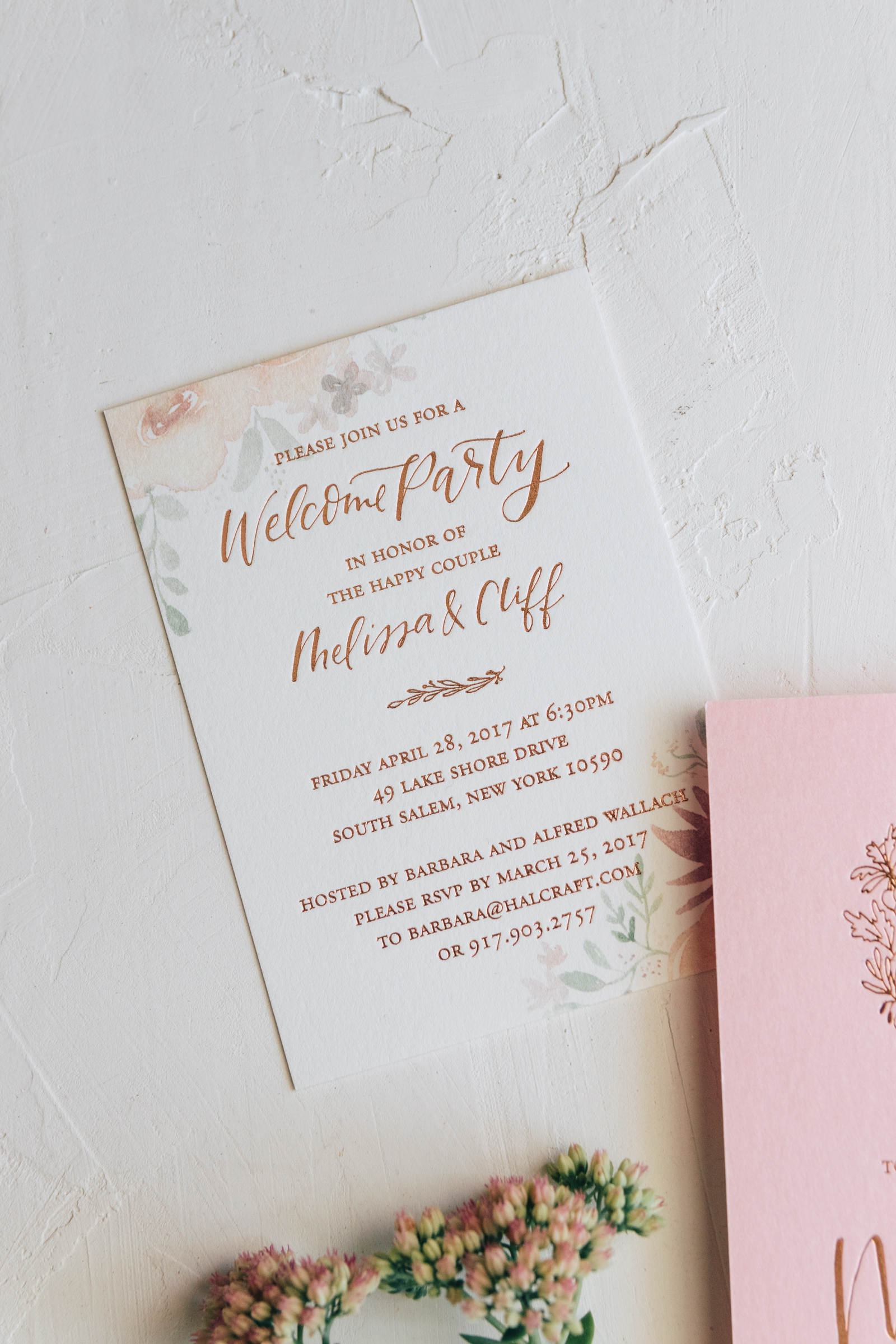 Spring Welcome Party Invitation