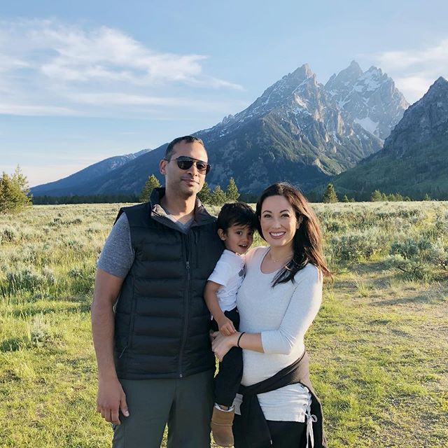 We had so much fun exploring Grand Teton National Park yesterday! I was a little worried Nikash would have a hard time sitting in a car for hours, but he loved it. We kept stopping to see beautiful animals (we even saw a black bear!) and he was so ex