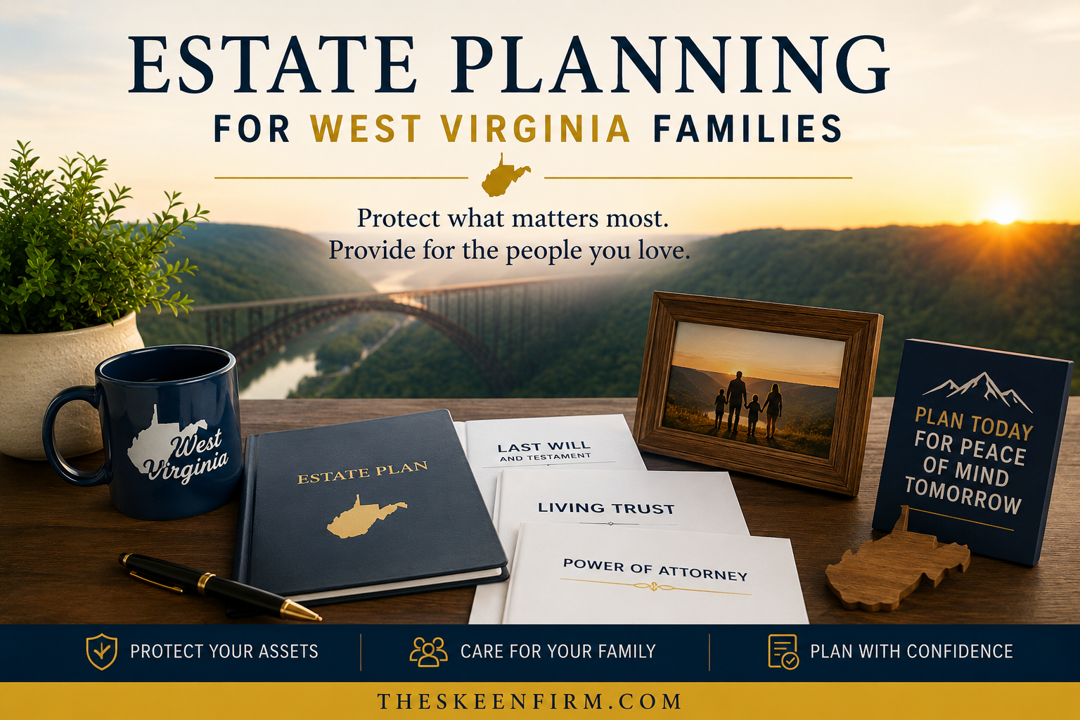 Estate Planning in West Virginia: Protect Your Family Without Leaving Home