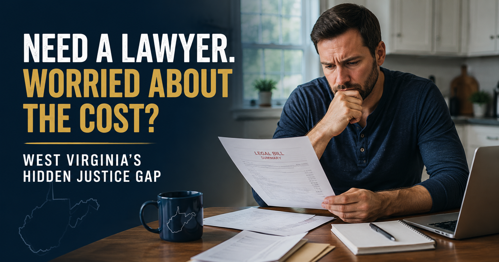Too Much Income for Legal Aid, But Can’t Afford a Lawyer? West Virginia’s Hidden Justice Gap