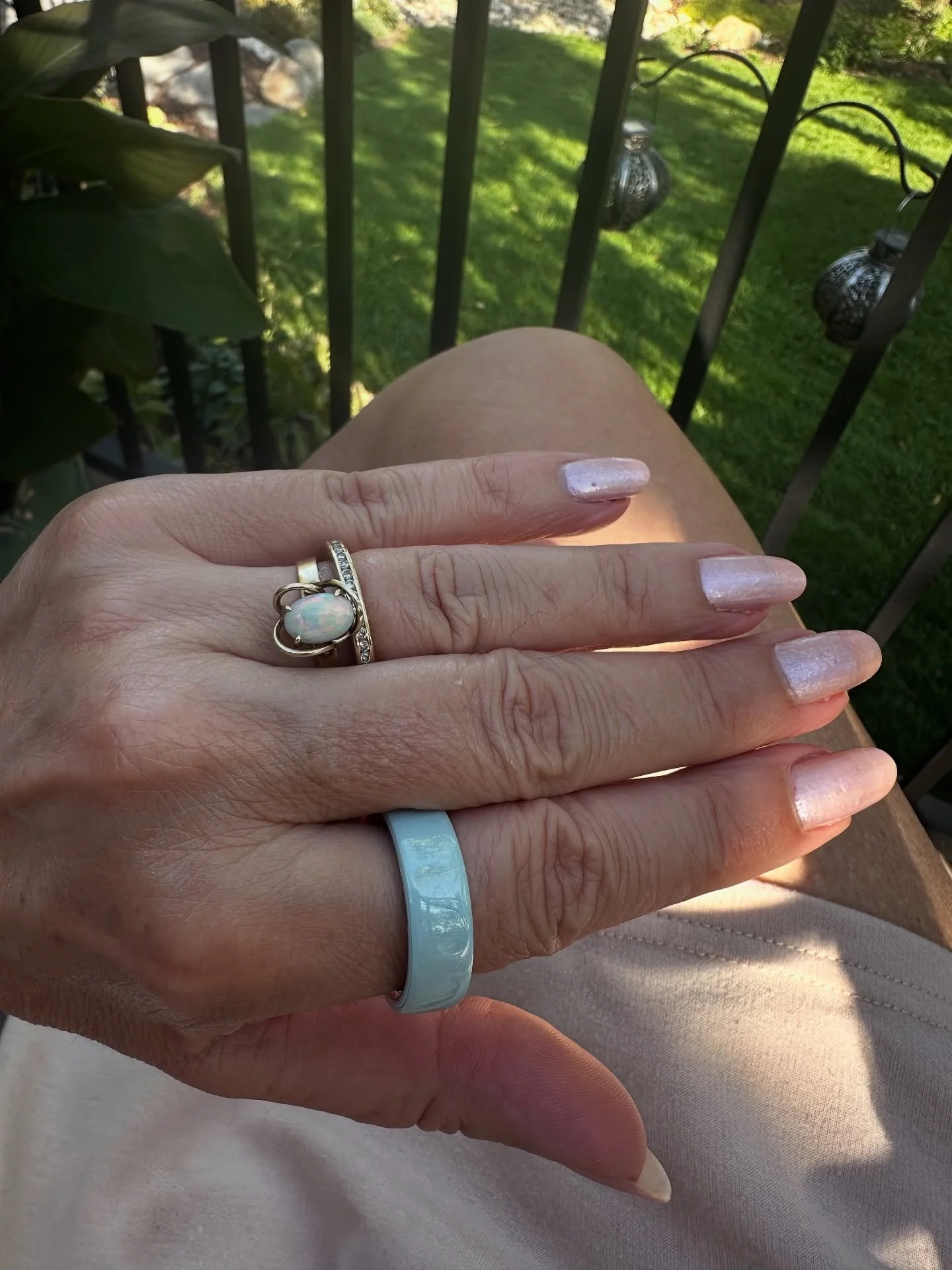 New ring, same data obsession. 🤓🩵
Loving my new ceramic Oura Ring in Tide!

I&rsquo;ve worn an Oura Ring for about two years, and it&rsquo;s become a quiet ritual of self-care and mindfulness- a way to track my rhythms, sleep, energy, and rest. The