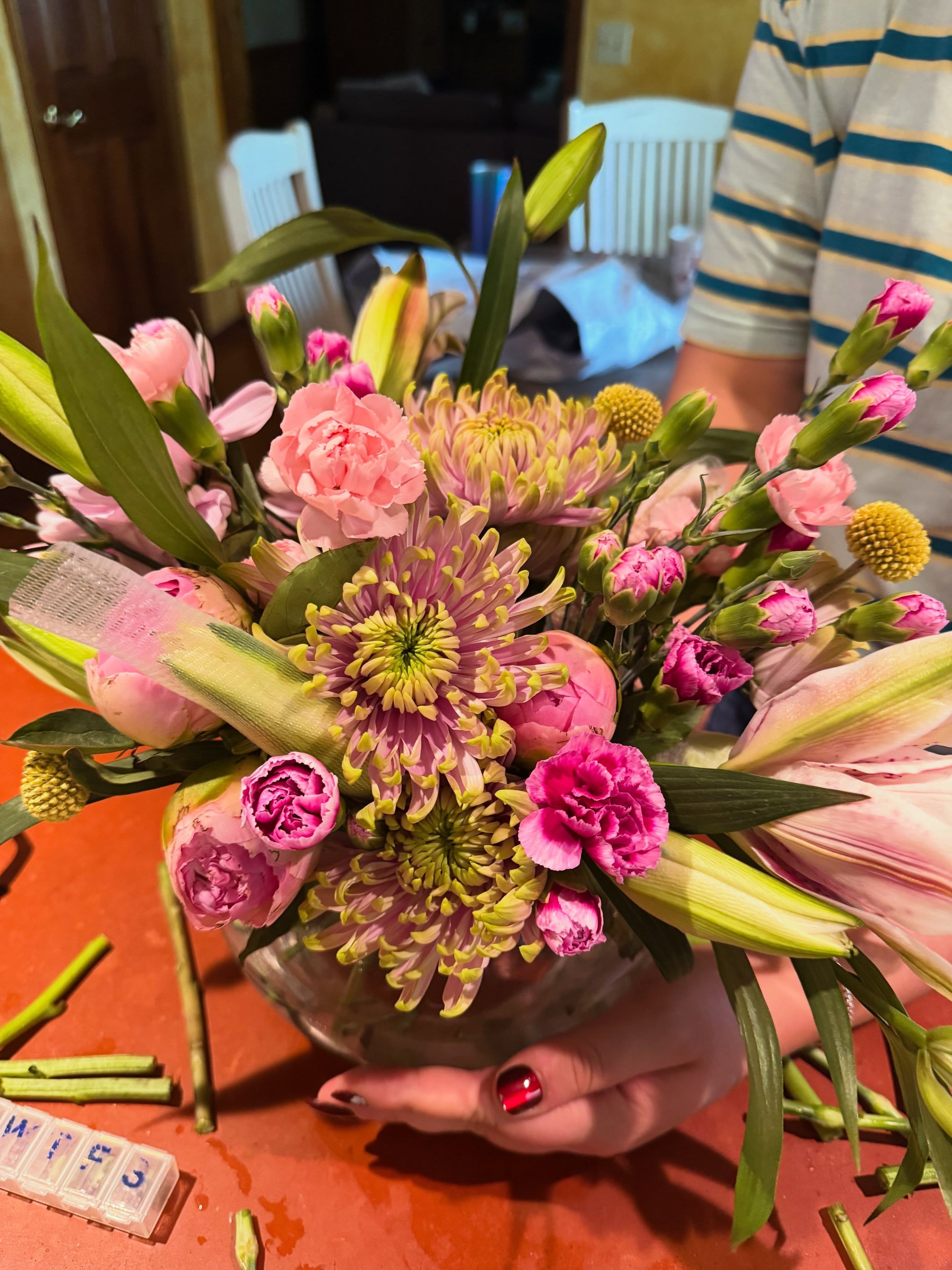 Friday my husband and I are renewing our wedding vows with our three daughters present! It&rsquo;s just a small family gathering and and it&rsquo;s our 33rd wedding anniversary! Today I bought lots of flowers in preparation, and my daughter Willow he
