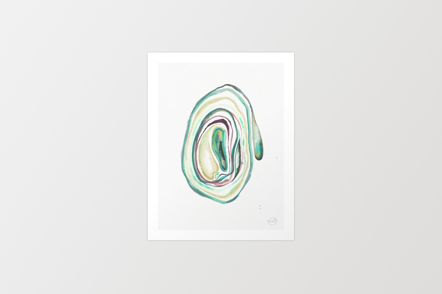 "Abyss" - Original Digital Watercolor