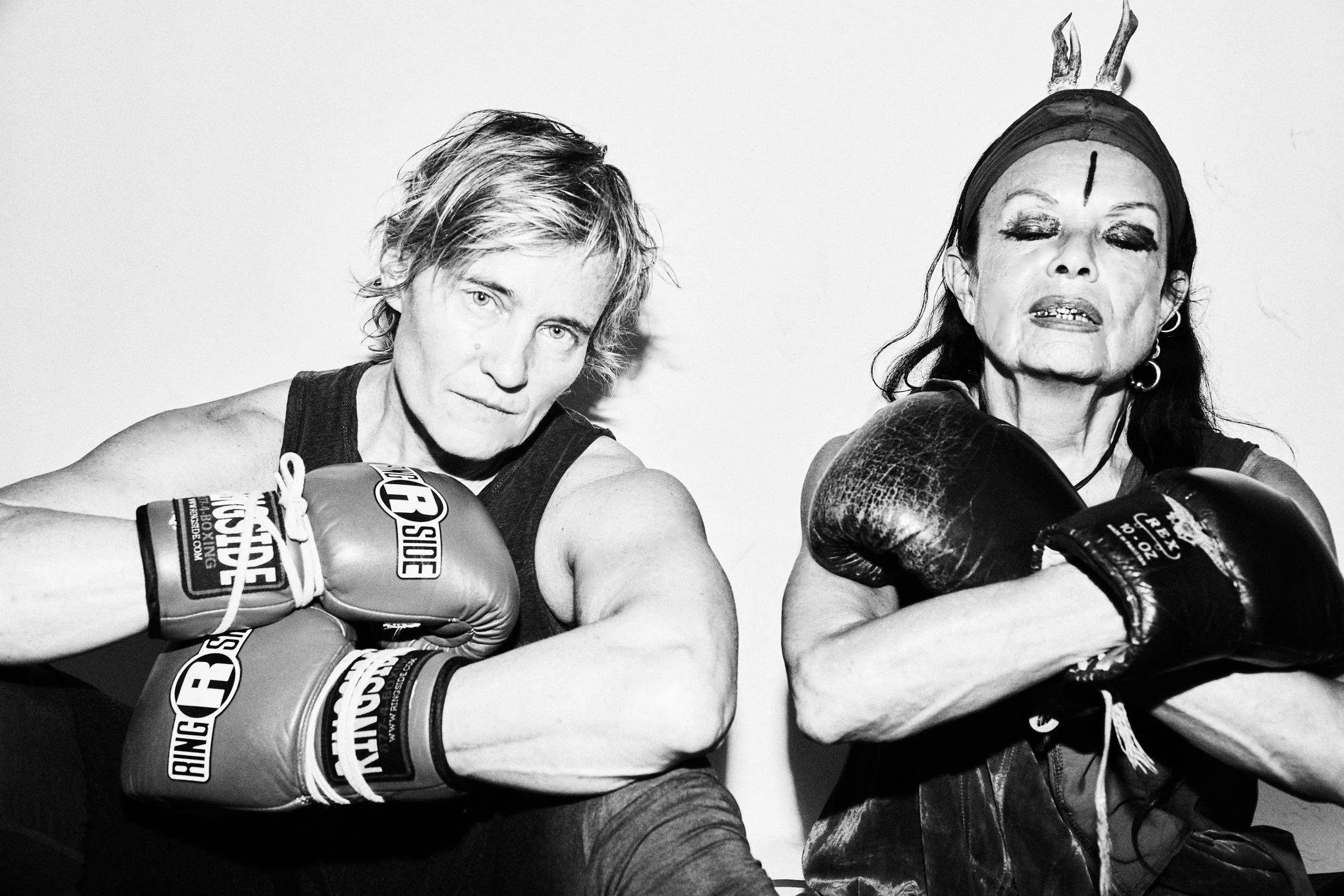 Katya Bankowsky with Michele Lamy Battle Royale (Stills) Photograph 2016 Edition: 3 Dimensions (36” h x 48” w )