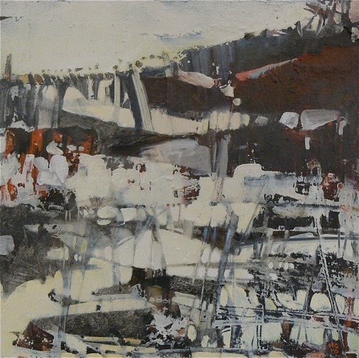 Thirtyseven: eight , oil on panel, 12" x 12", 2010